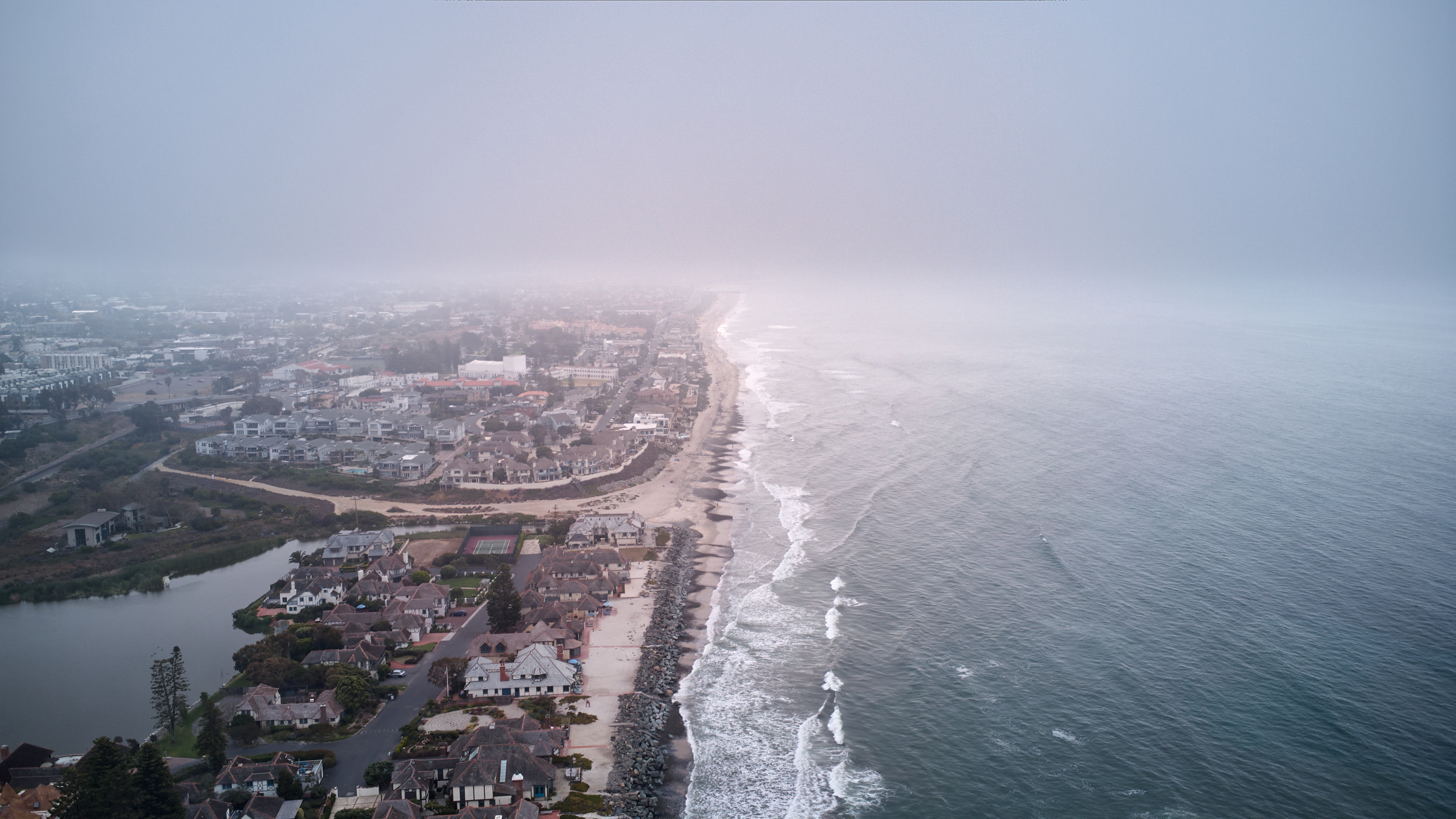 Foggy Day at Oceanside Beach